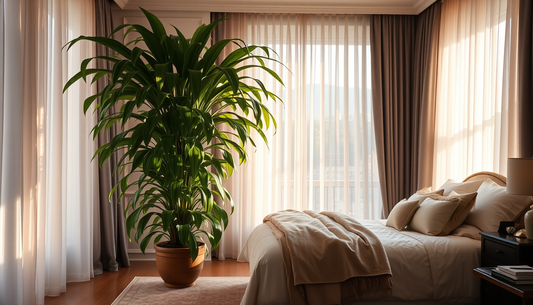 Elevate Your Master Bedroom with the Majestic Dracaena Massangeana