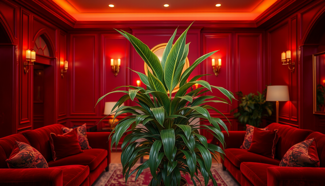 Elevate Your Living Room with the Dracaena Massangeana Cane: A Captivating Centerpiece for Your Home