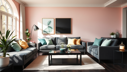 Embracing the Contrast: Pastel and Dark Colors in Home Decor