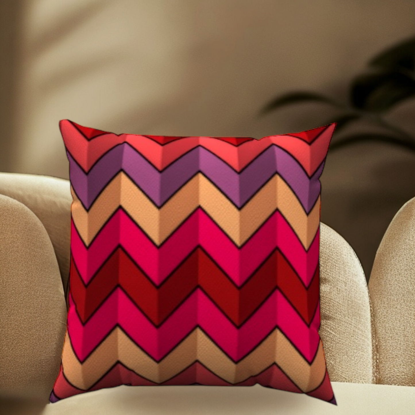 Chevron Shades Throw Pillow 20" x 20"