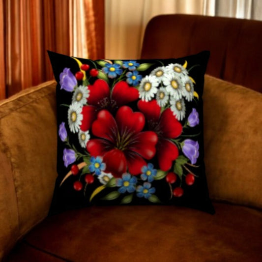 Blooming Throw Pillow