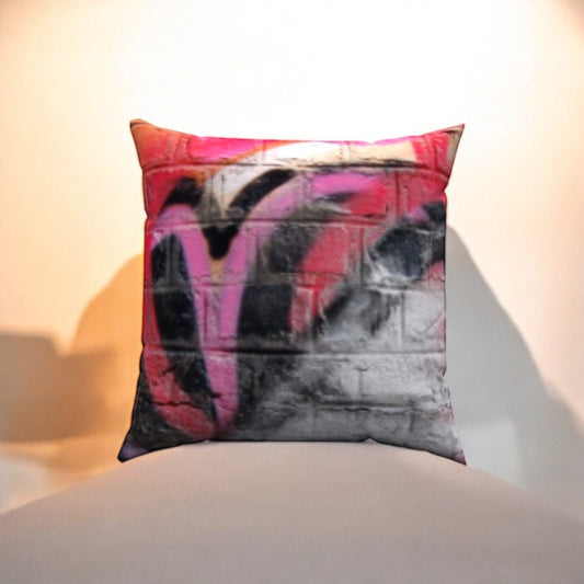 Graffiti THrow Pillow 20" x 20"