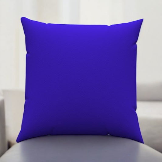 Solid Blue Throw Pillow 20" x 20"