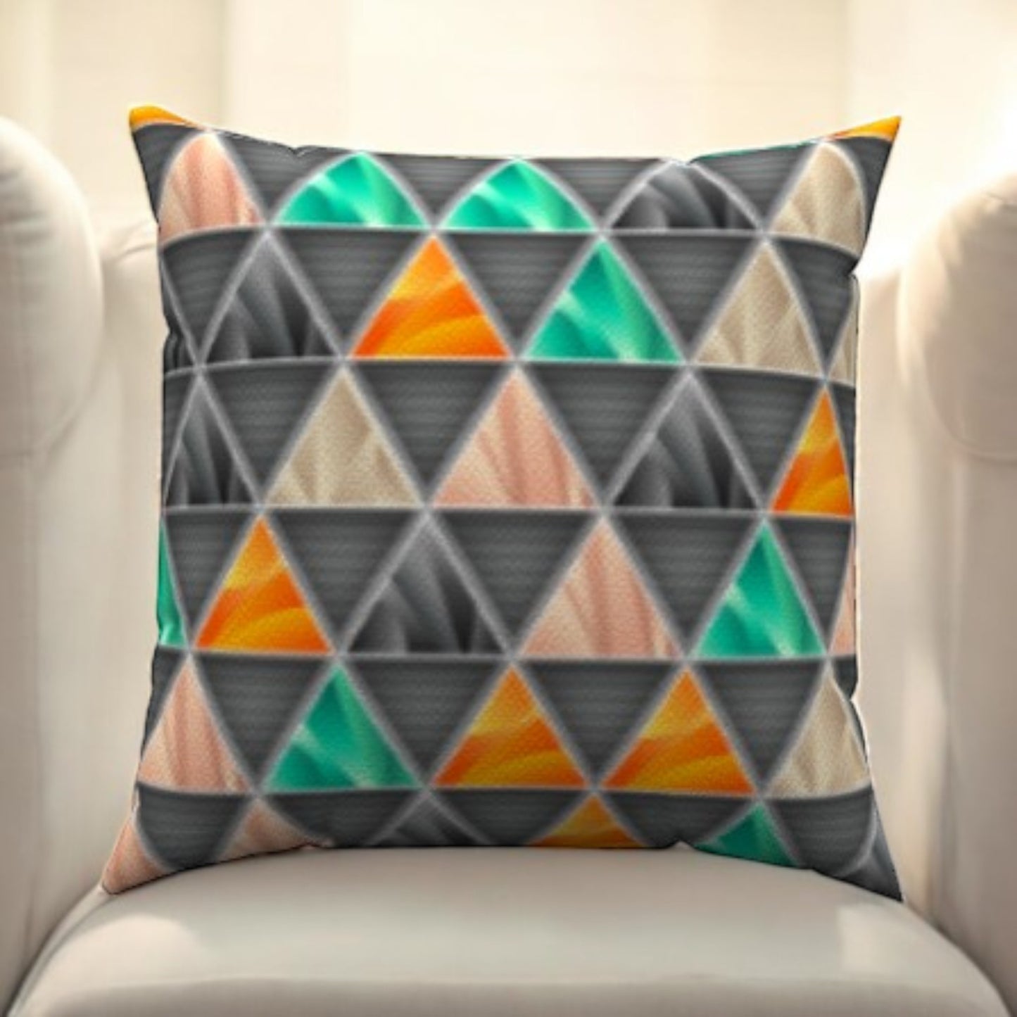 Pyramid Throw Pillow 20" x 20"