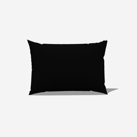 Smoke Cotton Twill Lumbar Pillow