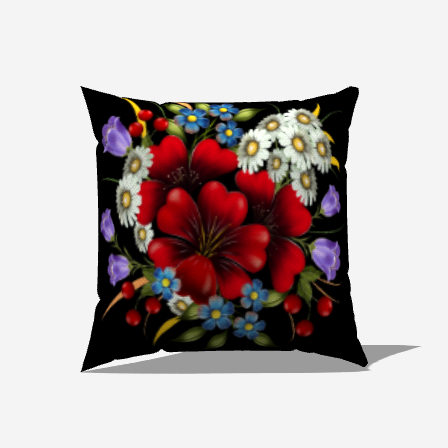 Blooming Throw Pillow