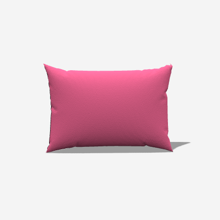 Bubblegum Cotton Lumbar Pillow