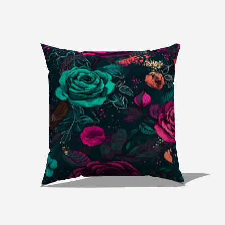 Blossoms Throw Pillow