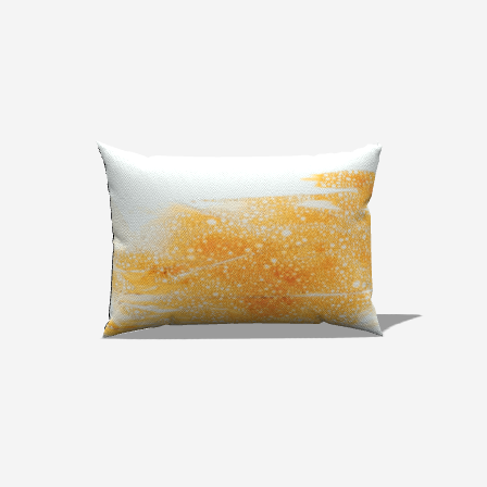 Crackle Cotton Lumbar Pillow