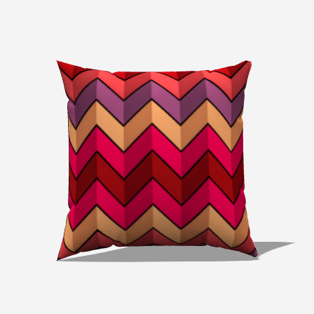 Chevron Shades Throw Pillow