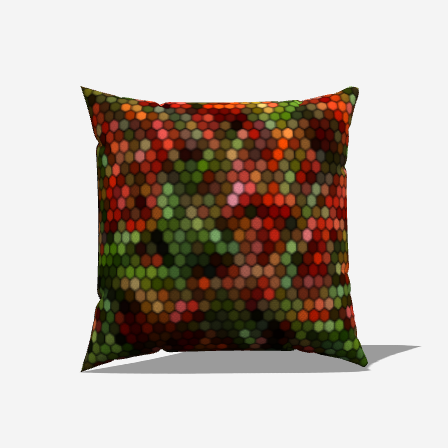 Colorful Throw Pillow