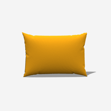 Golden Cotton Lumbar Pillow