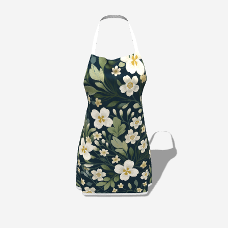 Floral Kitchen Apron