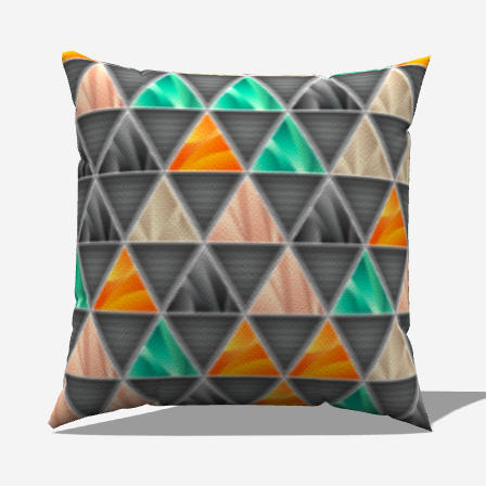 Pyramid Throw Pillow