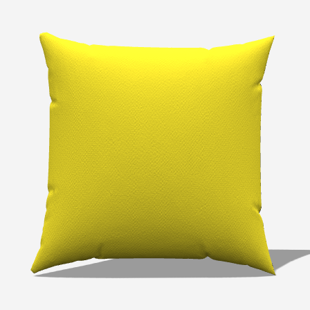 Solid Yellow Throw Pillow