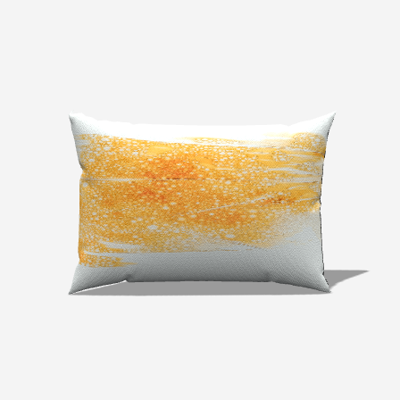 Crackle Cotton Lumbar Pillow