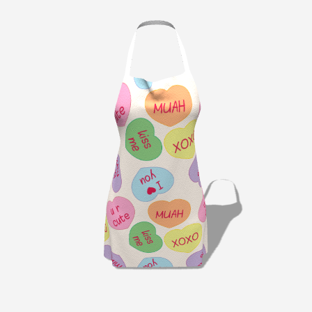 Holiday Heart Apron