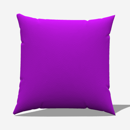 Solid Purple Throw Pillow