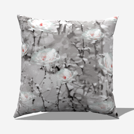 Snowy Throw Pillow