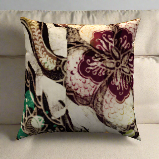 Floral Throw Pillow 20" x 20"