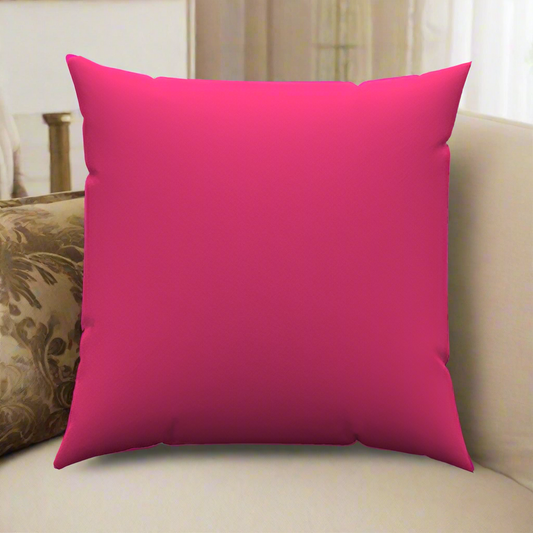 Fuchsia Throw Pillow 20" x 20"