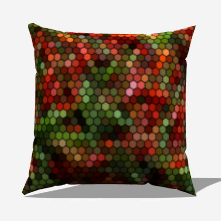 Colorful Throw Pillow